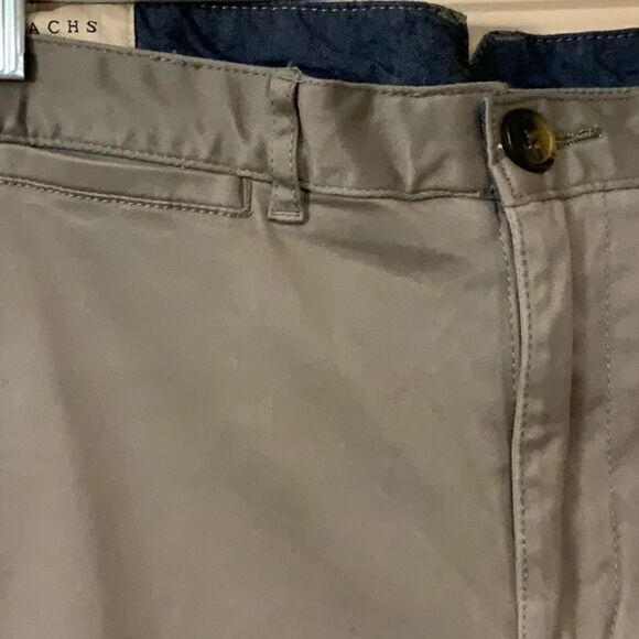 NWT Jachs Men's Flat Front Shorts Grey Sz 38 - Picture 4 of 13